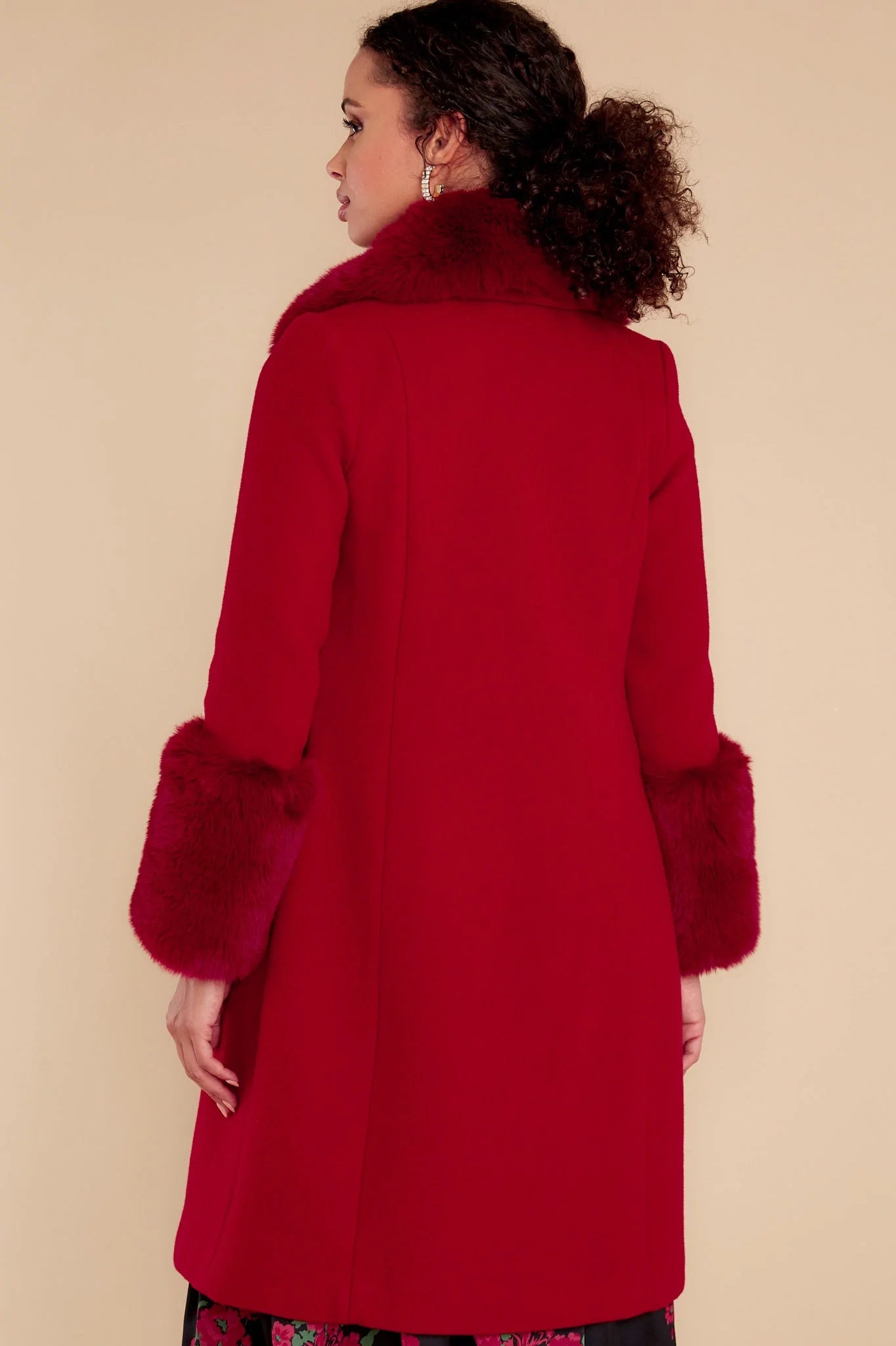 Mandi Cherry Jam Coat - qrack theme