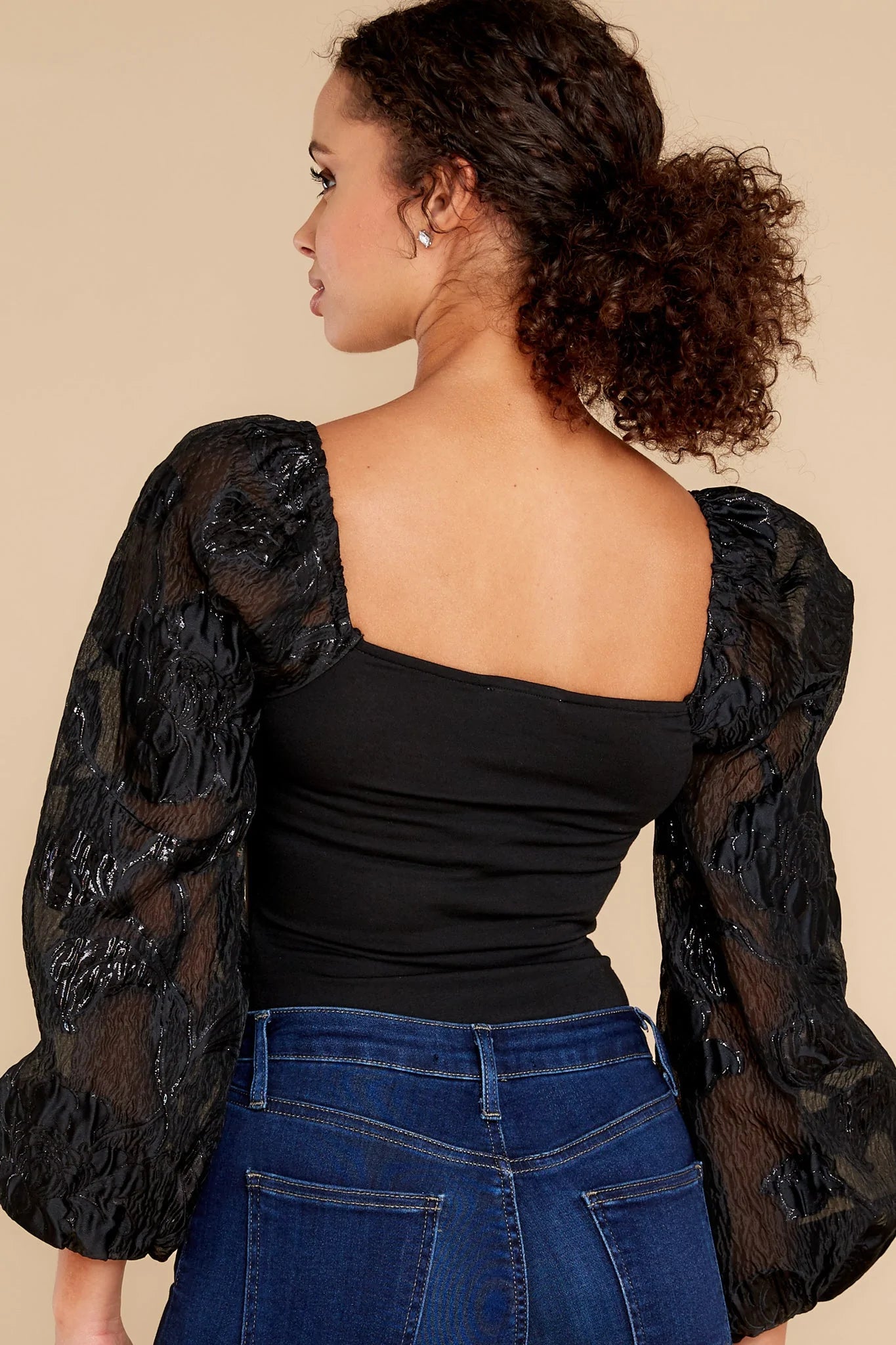 Magic Details Black Bodysuit - qrack theme