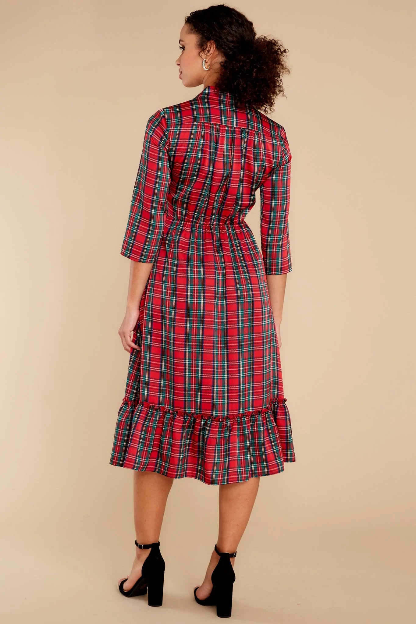 Derek Tartan Plaid Dress - qrack theme