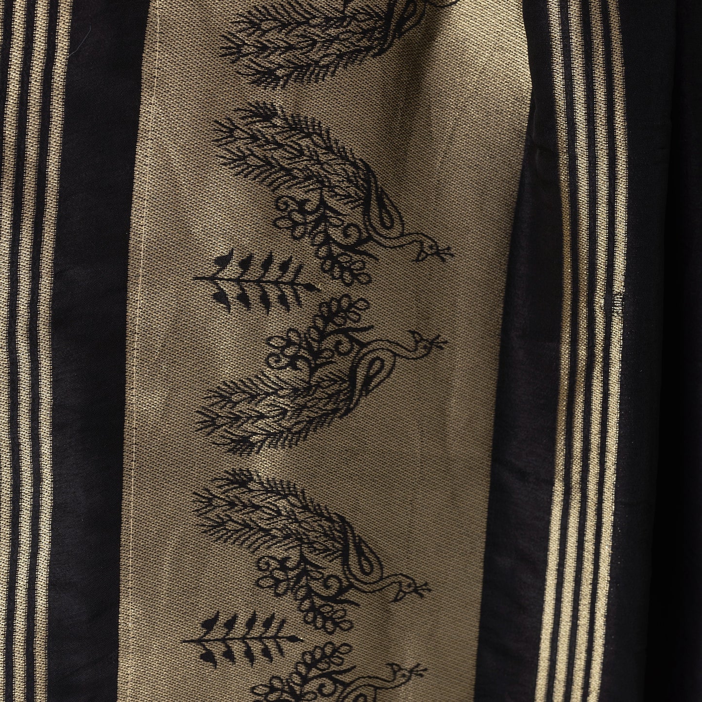 Mia Black Saree with Hand Embroidered Blouse...
