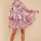 Beginning To Flourish Lavender Floral Print Dress - qrack theme