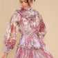 Beginning To Flourish Lavender Floral Print Dress - qrack theme