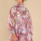 Beginning To Flourish Lavender Floral Print Dress - qrack theme