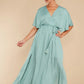 Cross My Heart Dusted Jade Maxi Dress - qrack theme