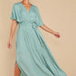 Cross My Heart Dusted Jade Maxi Dress - qrack theme