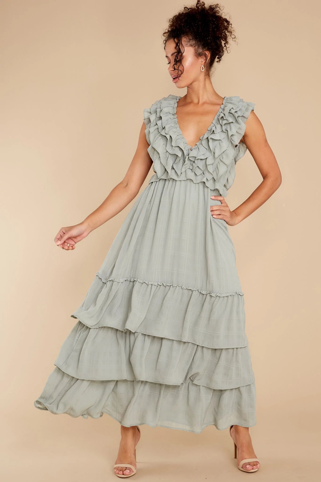 Timeless Essence Sage Maxi Dress - qrack theme