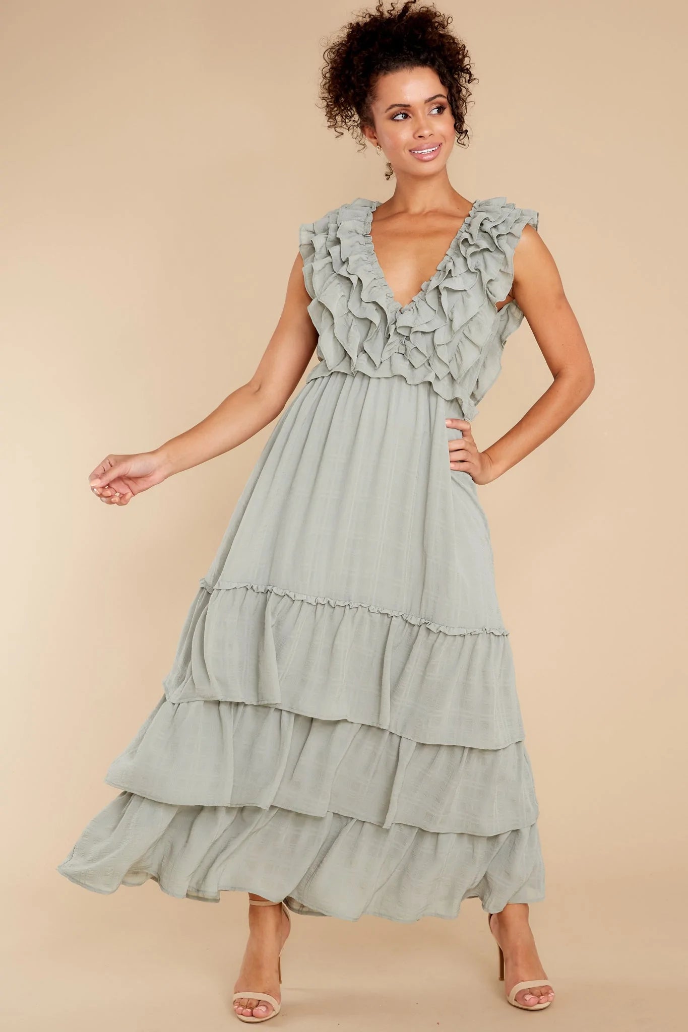 Timeless Essence Sage Maxi Dress - qrack theme
