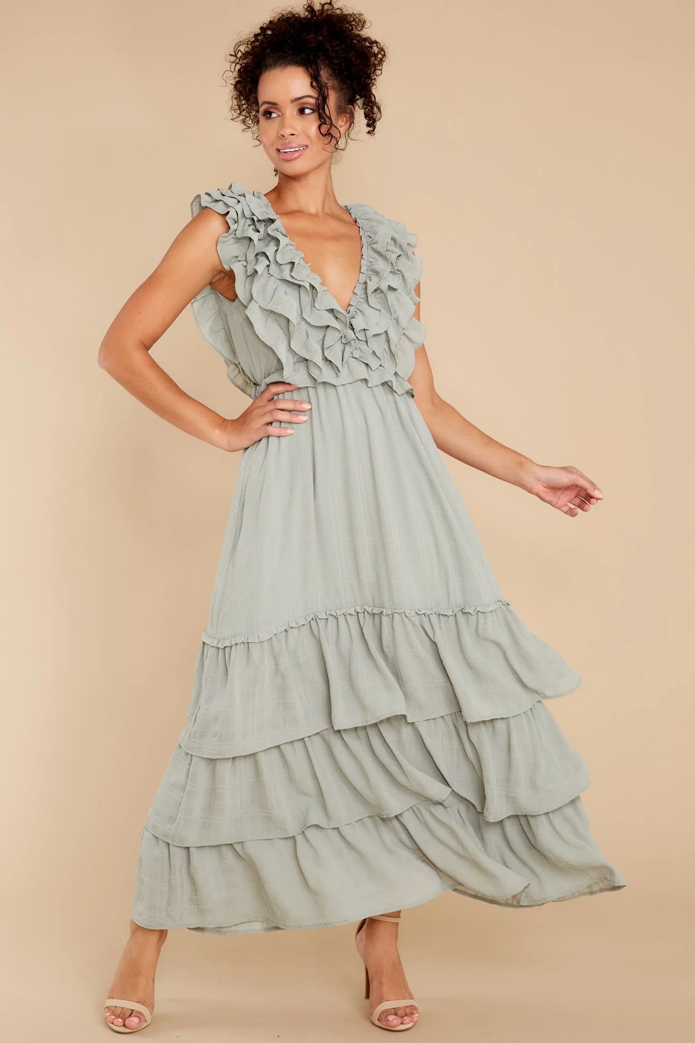 Timeless Essence Sage Maxi Dress - qrack theme