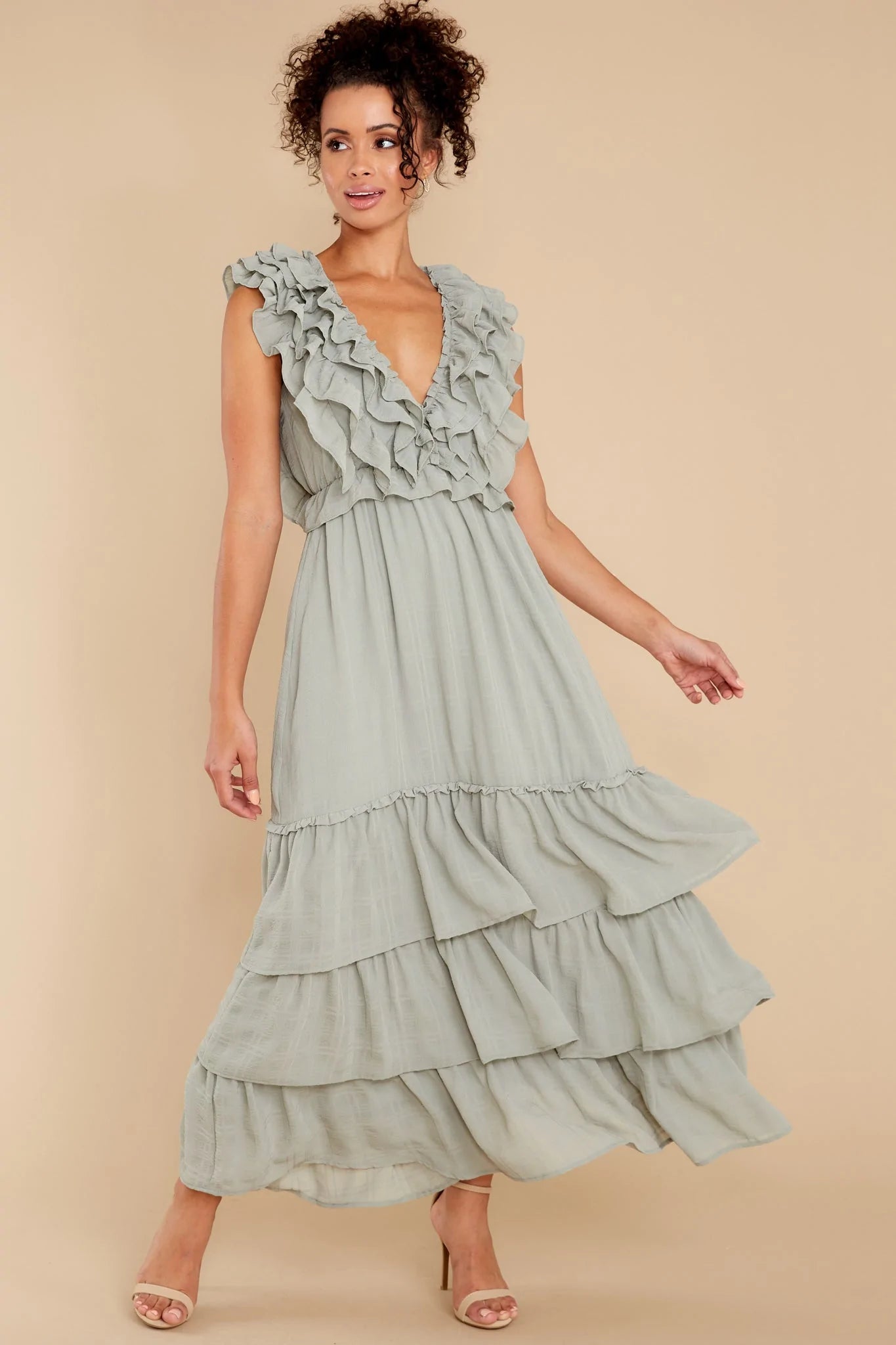 Timeless Essence Sage Maxi Dress - qrack theme