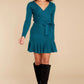 Making Moves Teal Sweater Dress - qrack theme