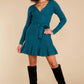 Making Moves Teal Sweater Dress - qrack theme