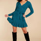 Making Moves Teal Sweater Dress - qrack theme