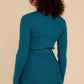 Making Moves Teal Sweater Dress - qrack theme