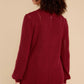 Pull Me Closer Wine Sweater Dress - qrack theme