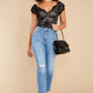 Gorgeously Graceful Black Lace Bodysuit - qrack theme