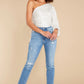 Get Glam Ivory Sequin Top - qrack theme