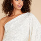 Get Glam Ivory Sequin Top - qrack theme
