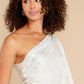 Get Glam Ivory Sequin Top - qrack theme