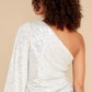 Get Glam Ivory Sequin Top - qrack theme