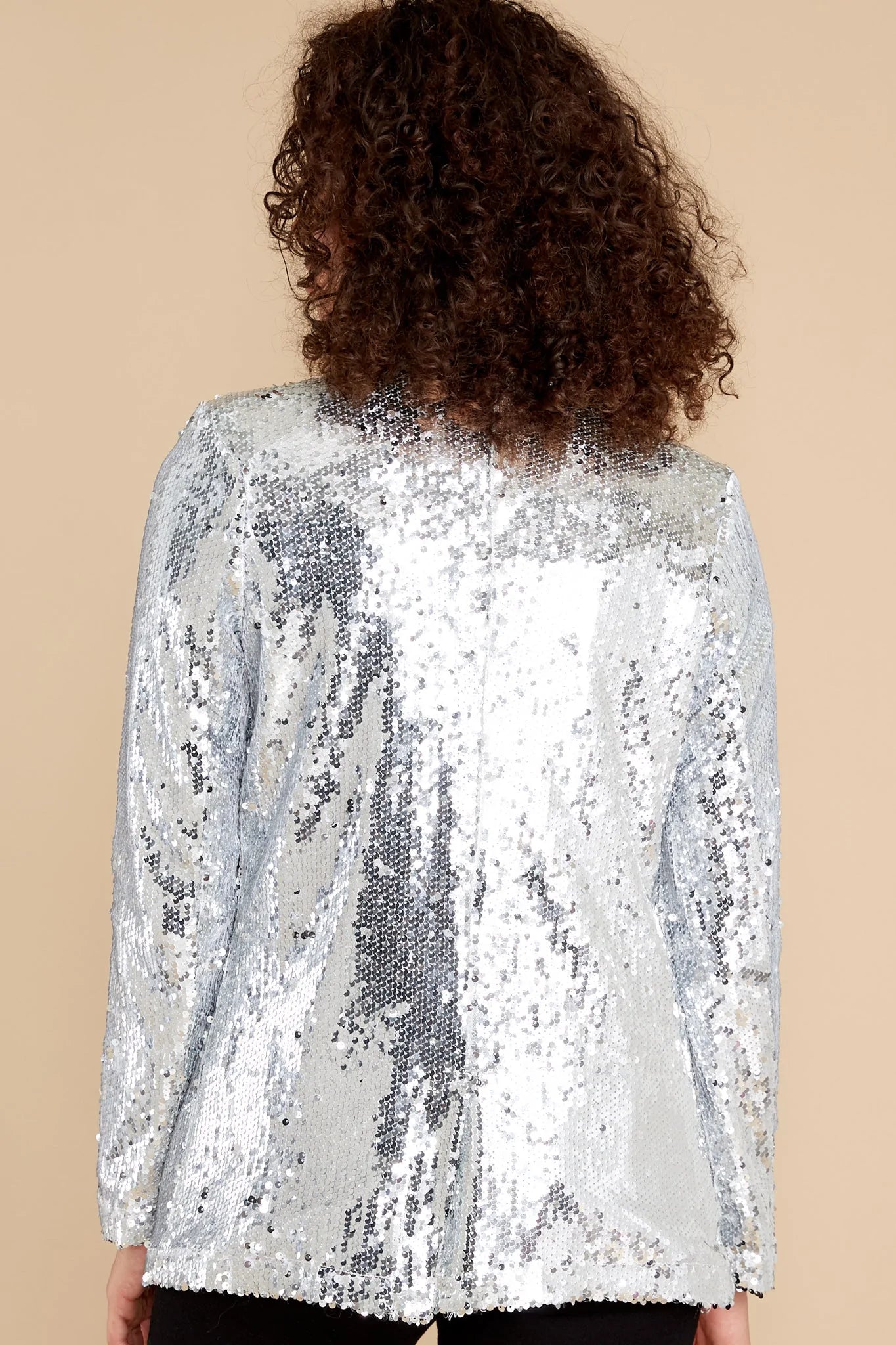 Remember My Name Silver Sequin Jacket - qrack theme
