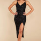 Ready To Shine Black Sequin Midi Dress - qrack theme