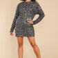 Glamour Girl Silver Sequin Dress g - qrack theme