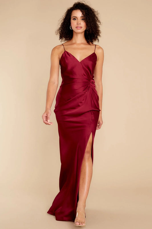 Dance Through The Night Dark Wine Maxi Dress - qrack theme