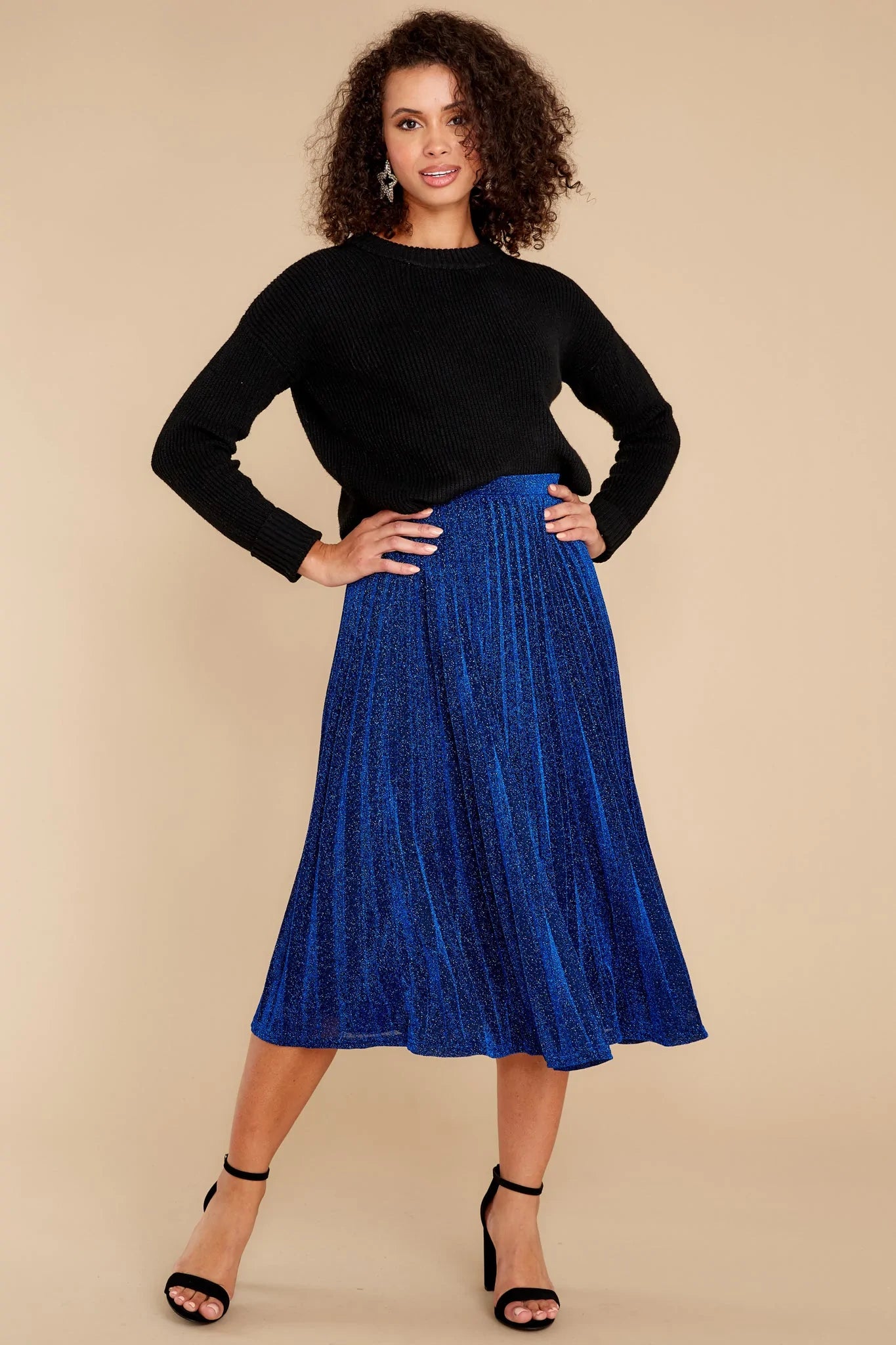 Magic Moments Navy Blue Maxi Skirt - qrack theme