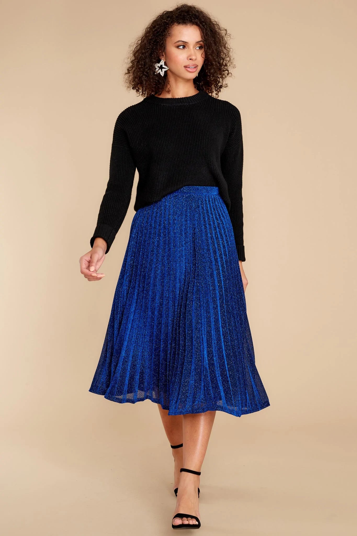 Magic Moments Navy Blue Maxi Skirt - qrack theme