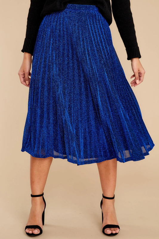 Magic Moments Navy Blue Maxi Skirt - qrack theme