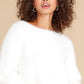 Don't Miss Out Ivory Eyelash Sweater new - qrack theme