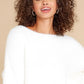 Don't Miss Out Ivory Eyelash Sweater new - qrack theme