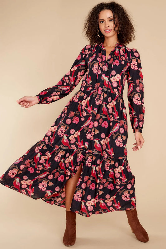 Rosie Vintage Bird Dress - qrack theme
