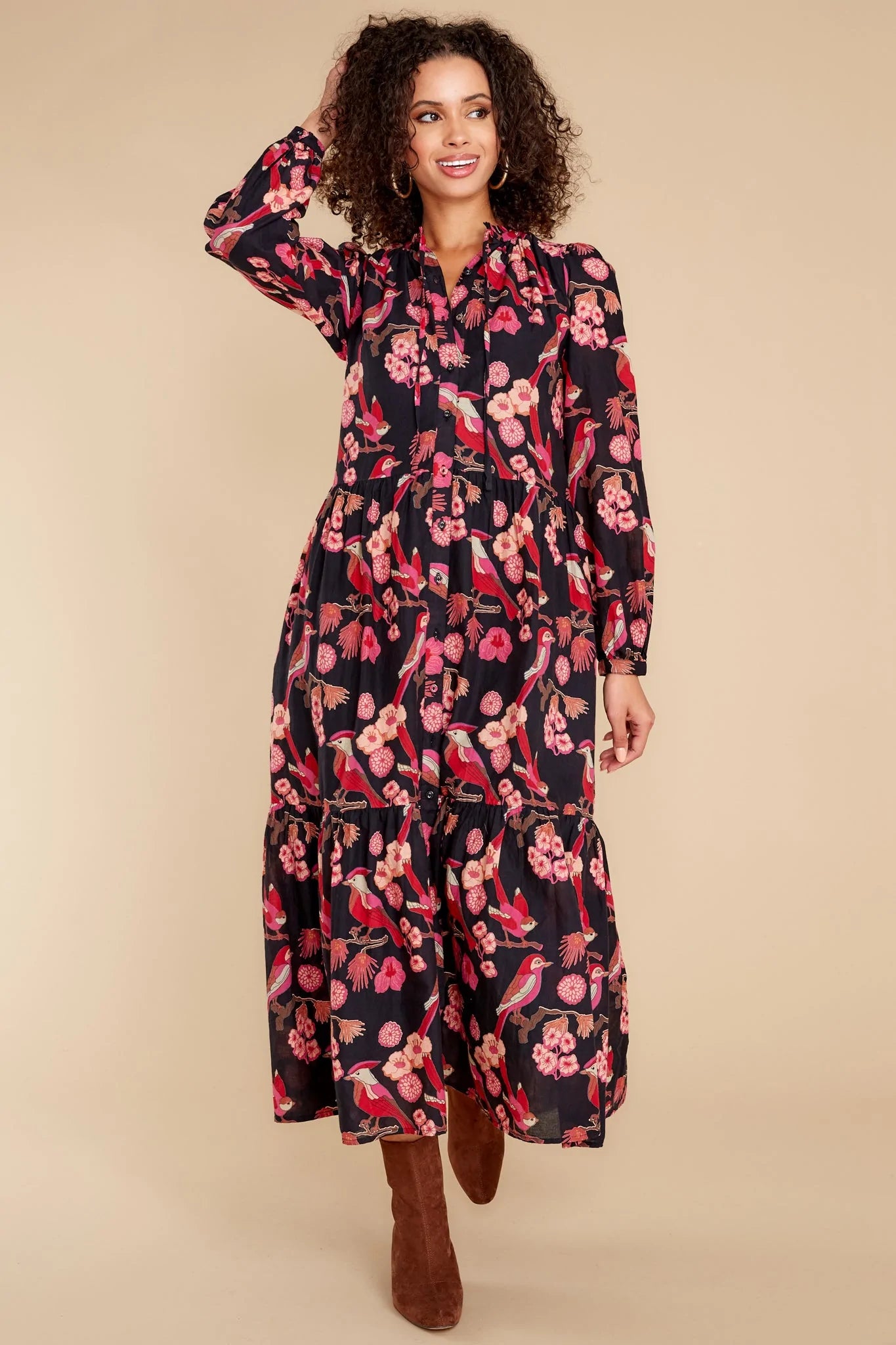 Rosie Vintage Bird Dress - qrack theme