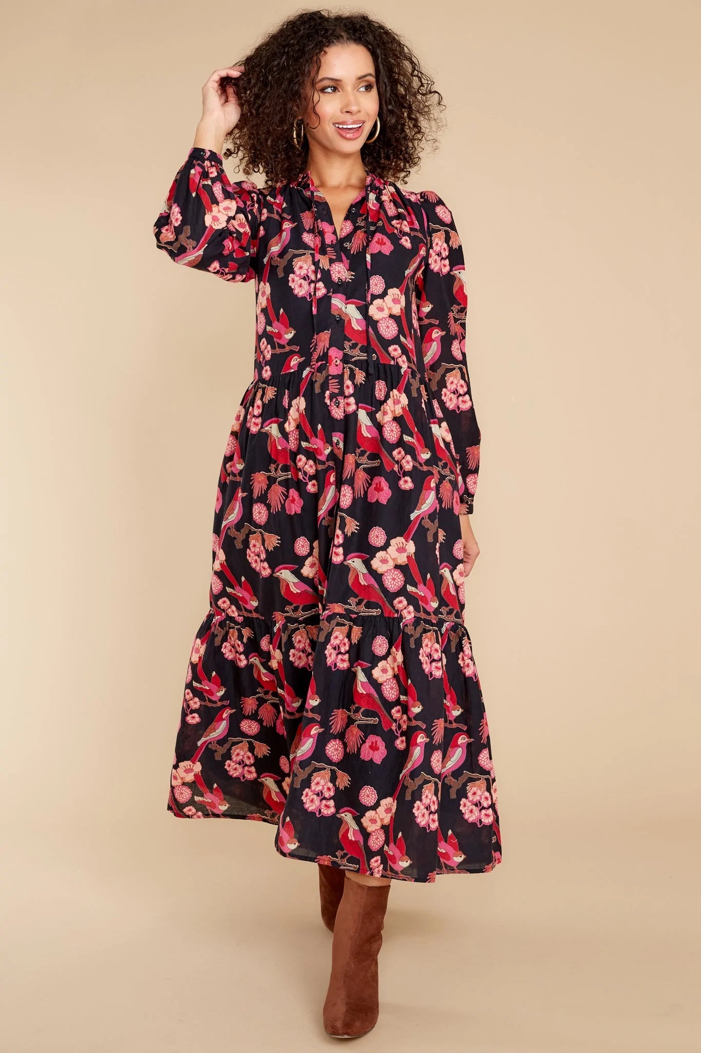 Rosie Vintage Bird Dress - qrack theme
