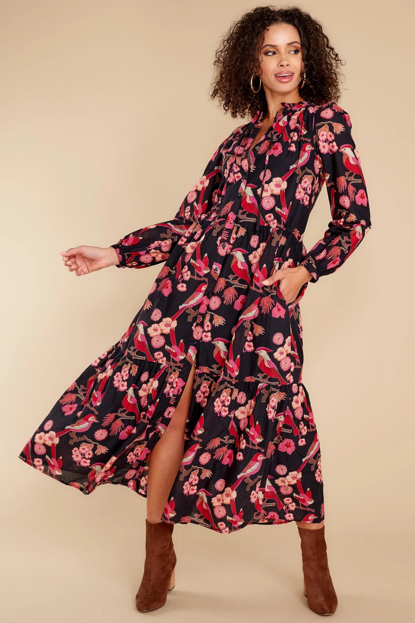 Rosie Vintage Bird Dress - qrack theme