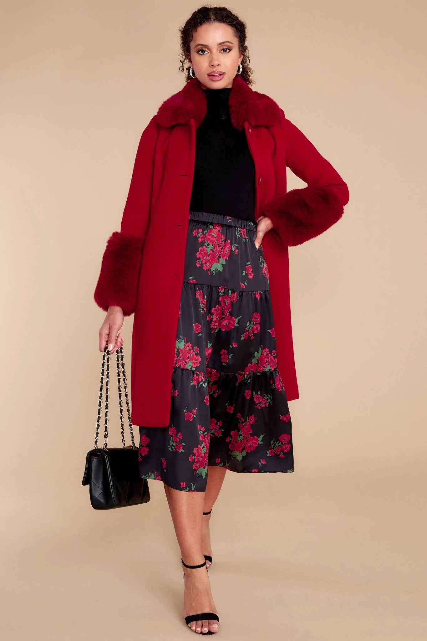 Mandi Cherry Jam Coat - qrack theme