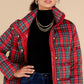 Cole Tartan Plaid Puffer Coat - qrack theme