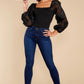 Magic Details Black Bodysuit - qrack theme