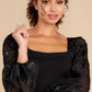 Magic Details Black Bodysuit - qrack theme