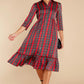 Derek Tartan Plaid Dress - qrack theme
