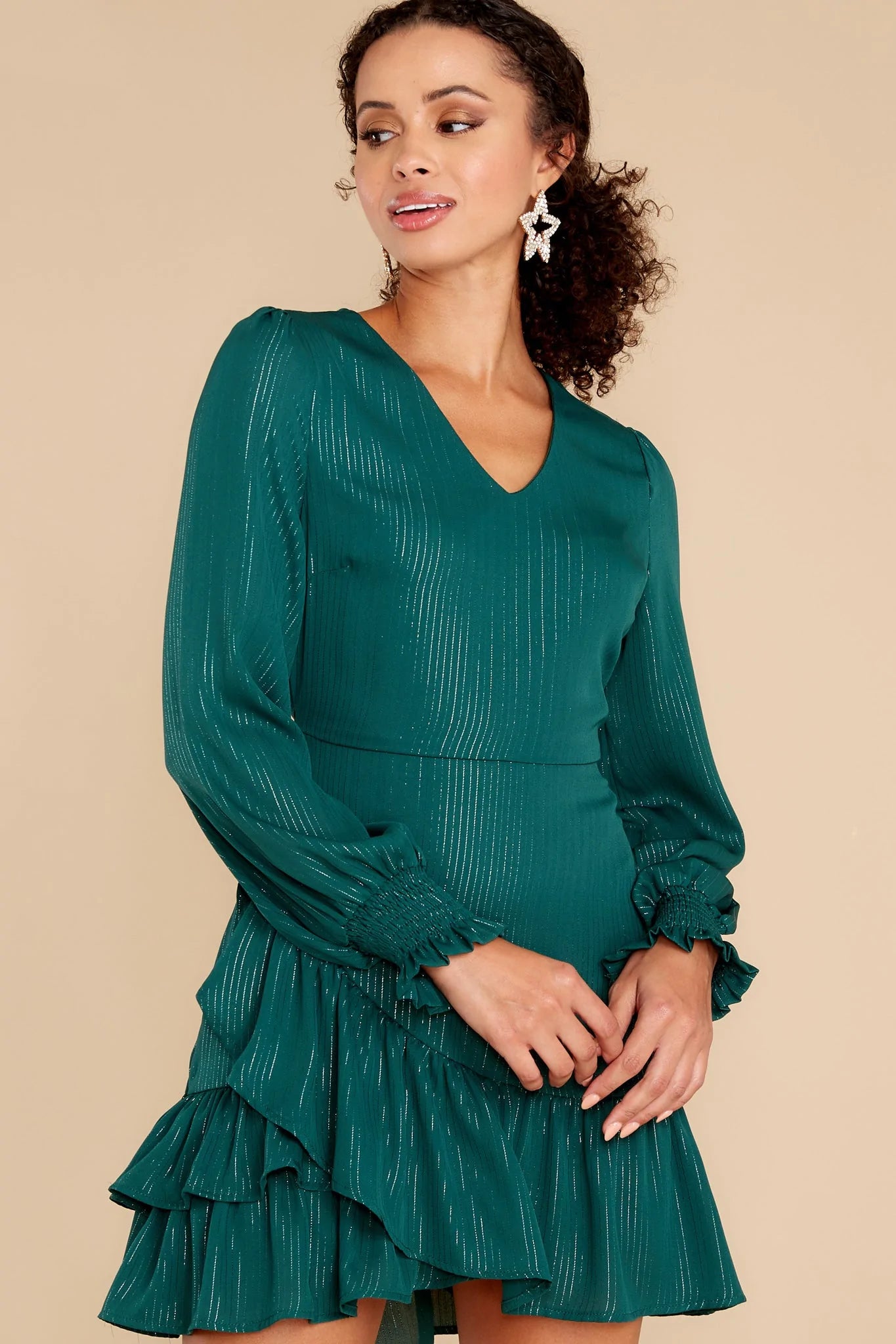 Poised Perfection Hunter Green Dress - qrack theme