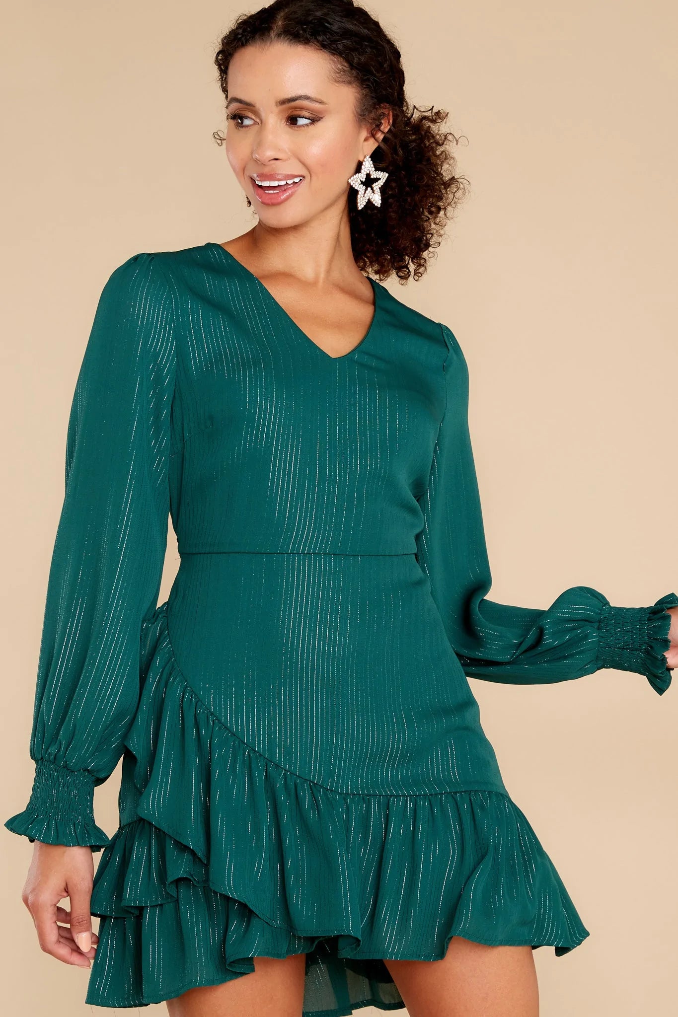 Poised Perfection Hunter Green Dress - qrack theme