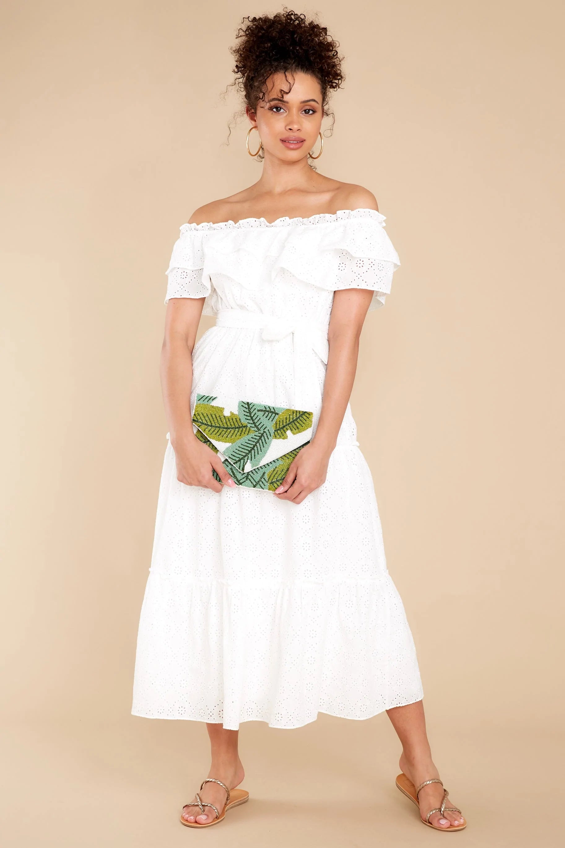 Relaxing Getaway White Maxi Dress - qrack theme