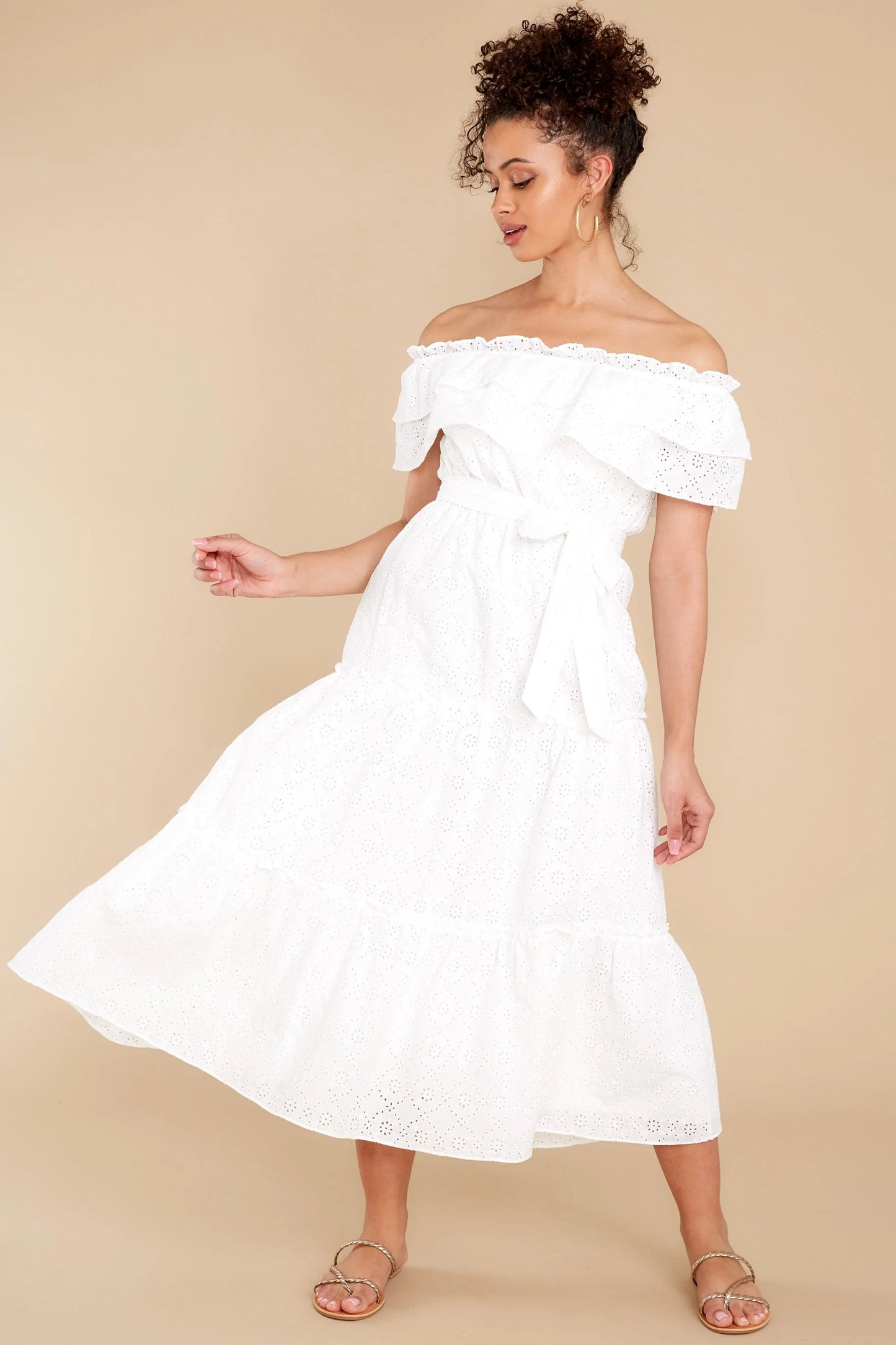 Relaxing Getaway White Maxi Dress - qrack theme