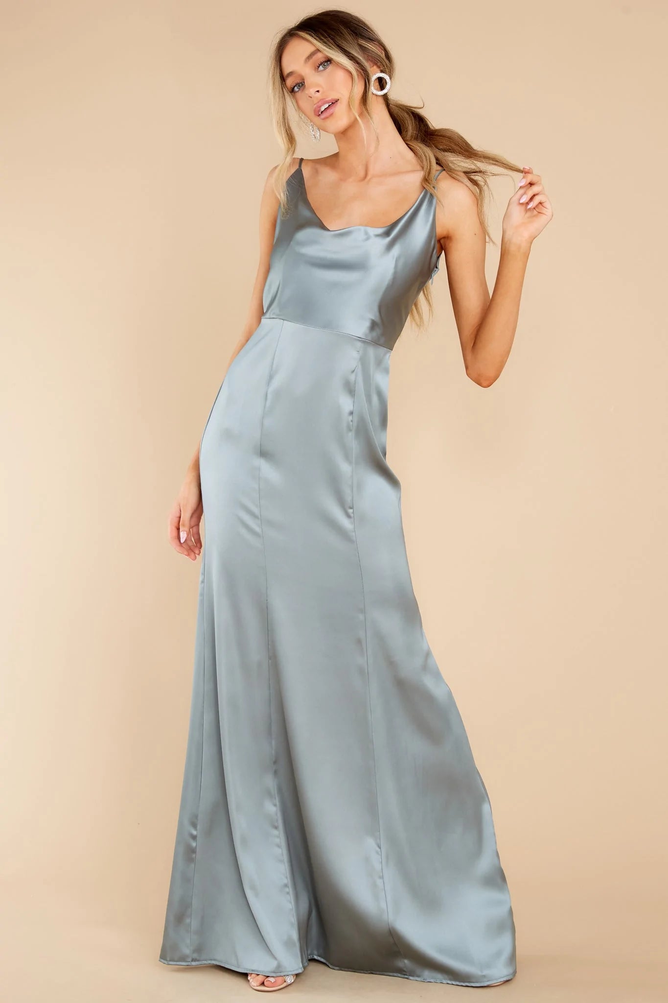 Inner Radiance Grey Maxi Dress - qrack theme