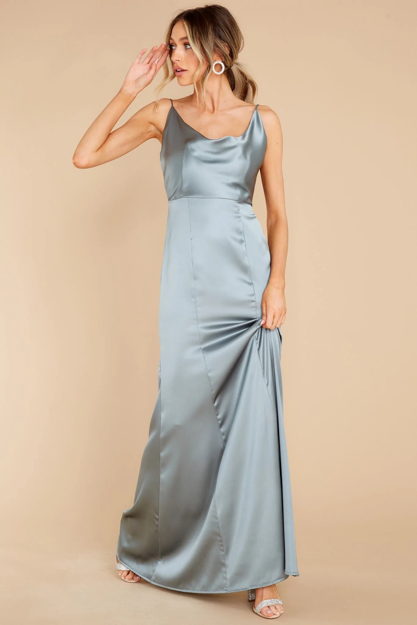 Inner Radiance Grey Maxi Dress - qrack theme