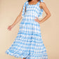 Berenice Blue Gingham Long Dress - qrack theme