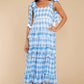 Berenice Blue Gingham Long Dress - qrack theme