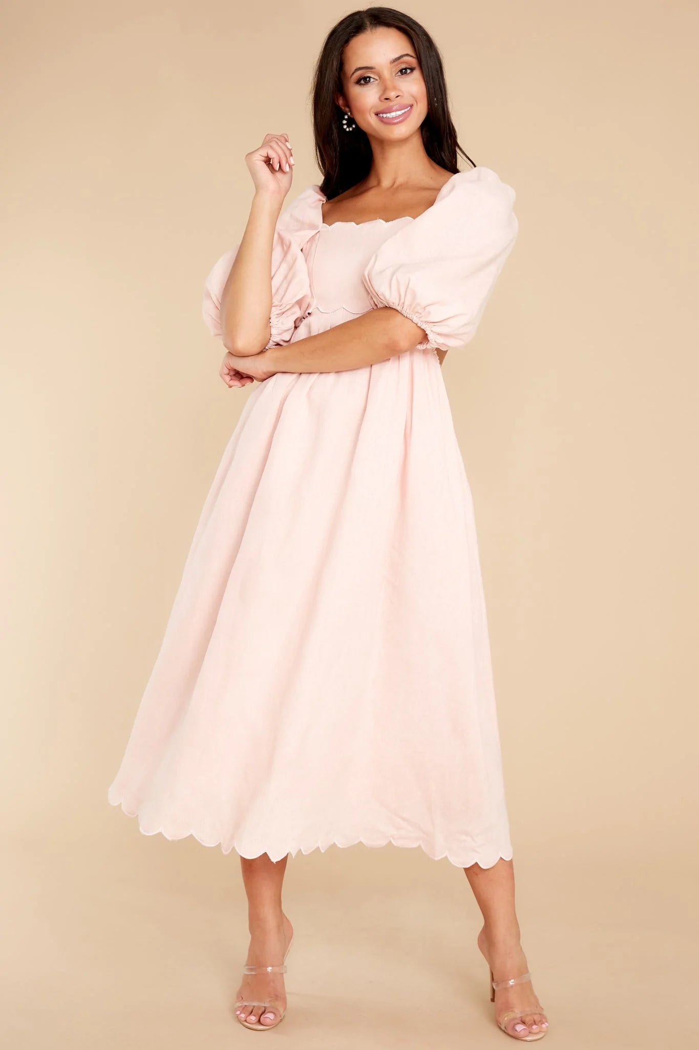 Endless Romance Blush Midi Dress - qrack theme